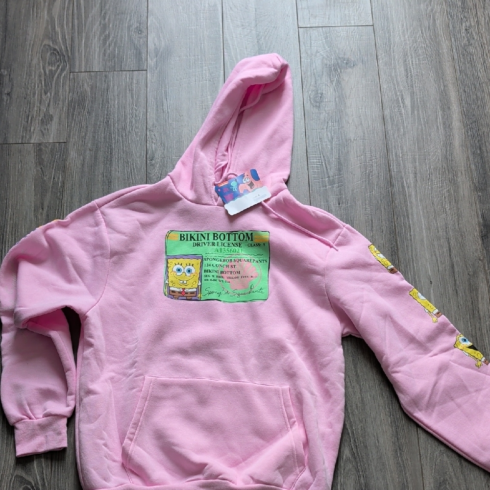 Pink SpongeBob Hoodie